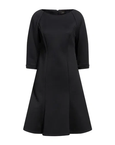 Trussardi Woman Midi Dress Black Size 8 Polyamide