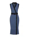 Trussardi Midi Dresses In Blue