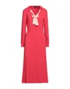 Trussardi Midi Dresses In Red