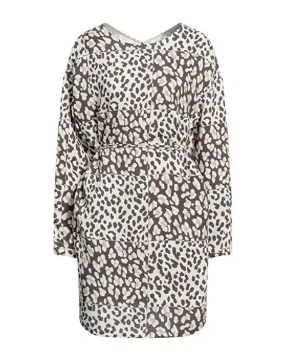 Trussardi Woman Mini Dress Ivory Size 6 Polyester In White