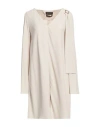 Trussardi Woman Mini Dress Off White Size 4 Acetate, Viscose In Off White