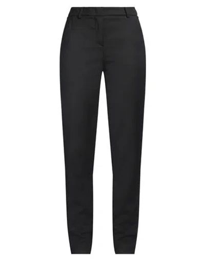 Trussardi Woman Pants Black Size 10 Polyester, Wool, Elastane