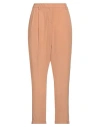 Trussardi Woman Pants Camel Size 2 Viscose, Acetate In Beige