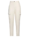 Trussardi Woman Pants Ivory Size 8 Acetate, Viscose In White