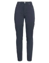 Trussardi Woman Pants Midnight Blue Size 25 Cotton, Elastane
