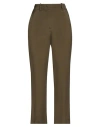 Trussardi Woman Pants Military Green Size 6 Viscose, Elastane In Green