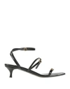 Trussardi Woman Sandals Black Size 8 Calfskin