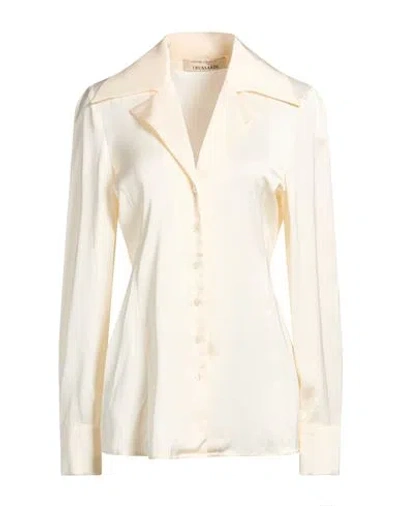 Trussardi Woman Shirt Cream Size 0 Viscose In White