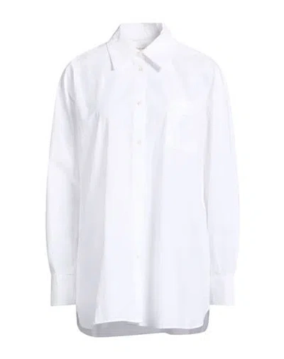 Trussardi Woman Shirt White Size S Cotton