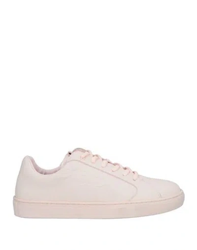 Trussardi Woman Sneakers Pink Size 11 Soft Leather