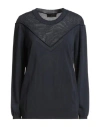 Trussardi Woman Sweater Midnight Blue Size Xl Viscose, Polyamide In Blue