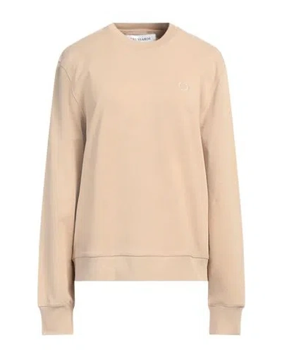 Trussardi Woman Sweatshirt Beige Size Xl Cotton