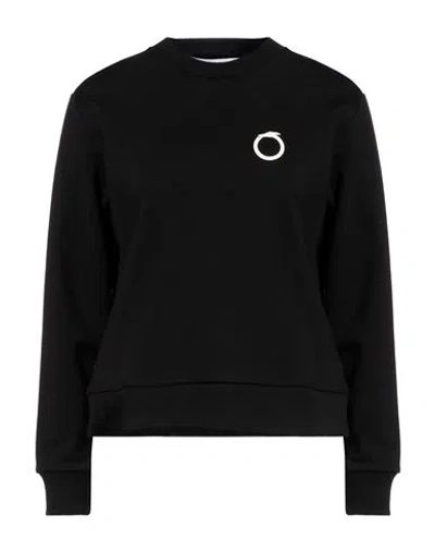 Trussardi Woman Sweatshirt Black Size Xs Cotton, Elastane