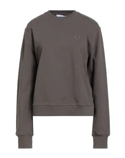 Trussardi Woman Sweatshirt Grey Size S Cotton, Elastane In Gray