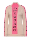 Trussardi Woman Turtleneck Beige Size Xs Wool In Neutral