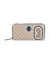 Trussardi Woman Wallet Taupe Size - Calfskin In Grey