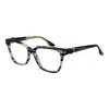 Trussardi Gray Women Glasses Frame In Black
