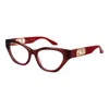 Trussardi Red Women Glasses Frame In Brown