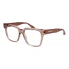 Trussardi Pink Women Glasses Frame In Brown