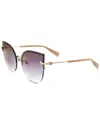 Trussardi Unisex 60mm Gold Sunglasses In Multi