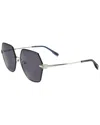 Trussardi Women's Str452f 0579 60mm Sunglasses In Black