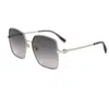 Trussardi Women's Str398f 579x 59mm Sunglasses In Silver