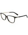 Trussardi Women's Vtr101t 55mm Optical Frames In Brown