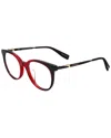 Trussardi Women's Vtr267f 50mm Optical Frames In Black