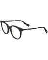 Trussardi Women's Vtr267f 50mm Optical Frames In Black