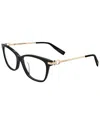 Trussardi Women's Vtr282f 54mm Optical Frames In Black
