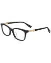 Trussardi Women's Vtr317f 55mm Optical Frames In Black
