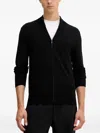 Trussardi Zip-up Sweatshirt In Black