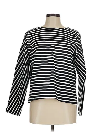 Pre-owned Truth By Republic 3/4 Sleeve T-shirt In Black