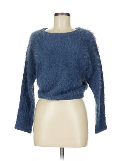 Pre-owned Truth By Republic Cardigan Sweater In Blue