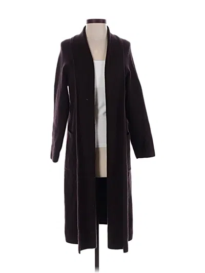 Pre-owned Truth By Republic Cardigan Sweater In Burgundy