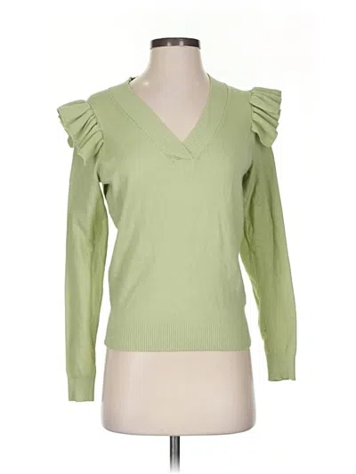 Pre-owned Truth By Republic Cardigan Sweater In Green