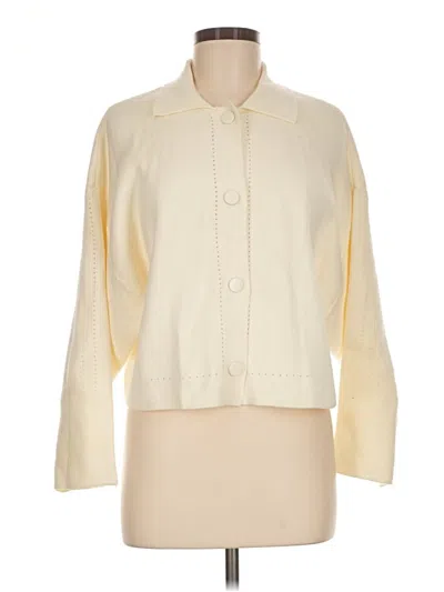 Pre-owned Truth By Republic Cardigan Sweater In Ivory