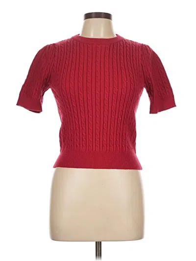 Pre-owned Truth By Republic Cardigan Sweater In Red