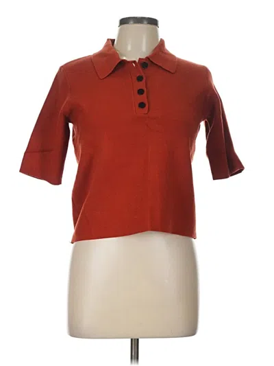 Pre-owned Truth By Republic Cardigan Sweater In Red