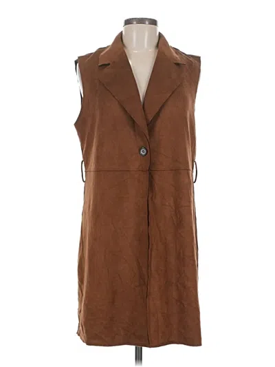 Pre-owned Truth By Republic Casual Dress In Brown