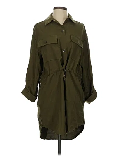 Pre-owned Truth By Republic Casual Dress In Green