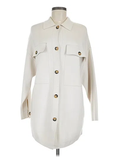 Pre-owned Truth By Republic Coat In Ivory