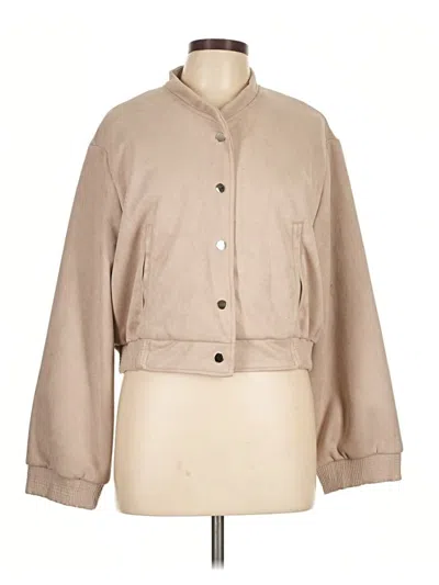 Pre-owned Truth By Republic Jacket In Tan