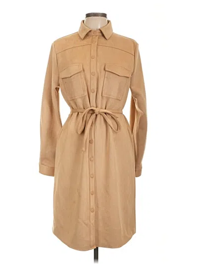 Pre-owned Truth By Republic Kimono In Tan