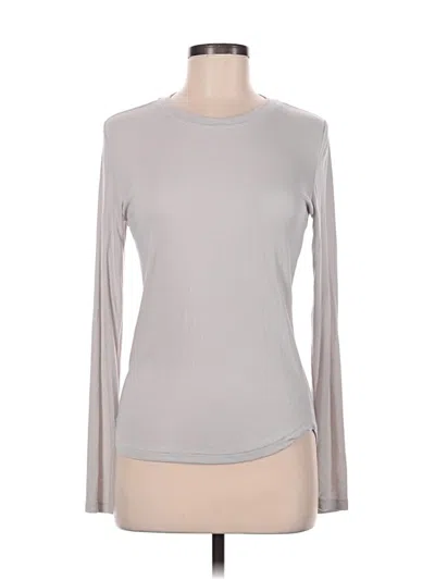 Pre-owned Truth By Republic Long Sleeve T-shirt In Gray