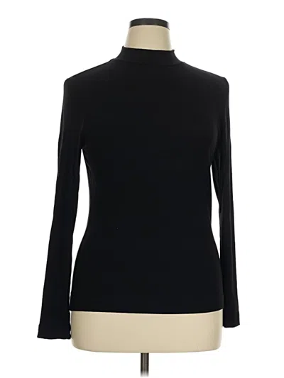 Pre-owned Truth By Republic Long Sleeve Turtleneck In Black
