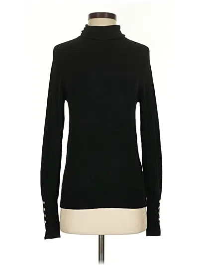 Pre-owned Truth By Republic Long Sleeve Turtleneck In Black