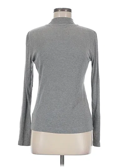 Pre-owned Truth By Republic Long Sleeve Turtleneck In Gray