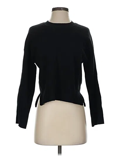 Pre-owned Truth By Republic Pullover Sweater In Black