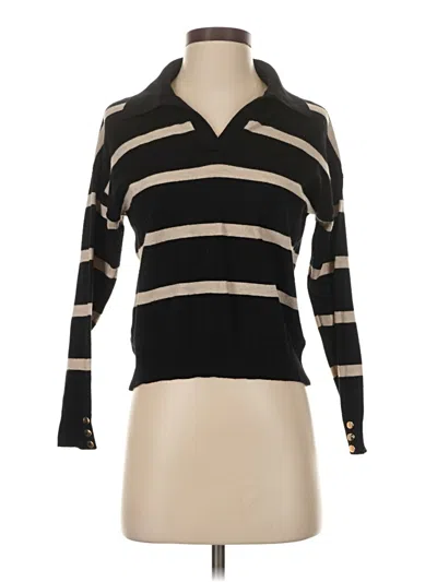 Pre-owned Truth By Republic Pullover Sweater In Black